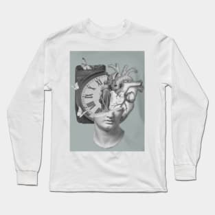 Collage of Ancient Greek Sculpture Long Sleeve T-Shirt